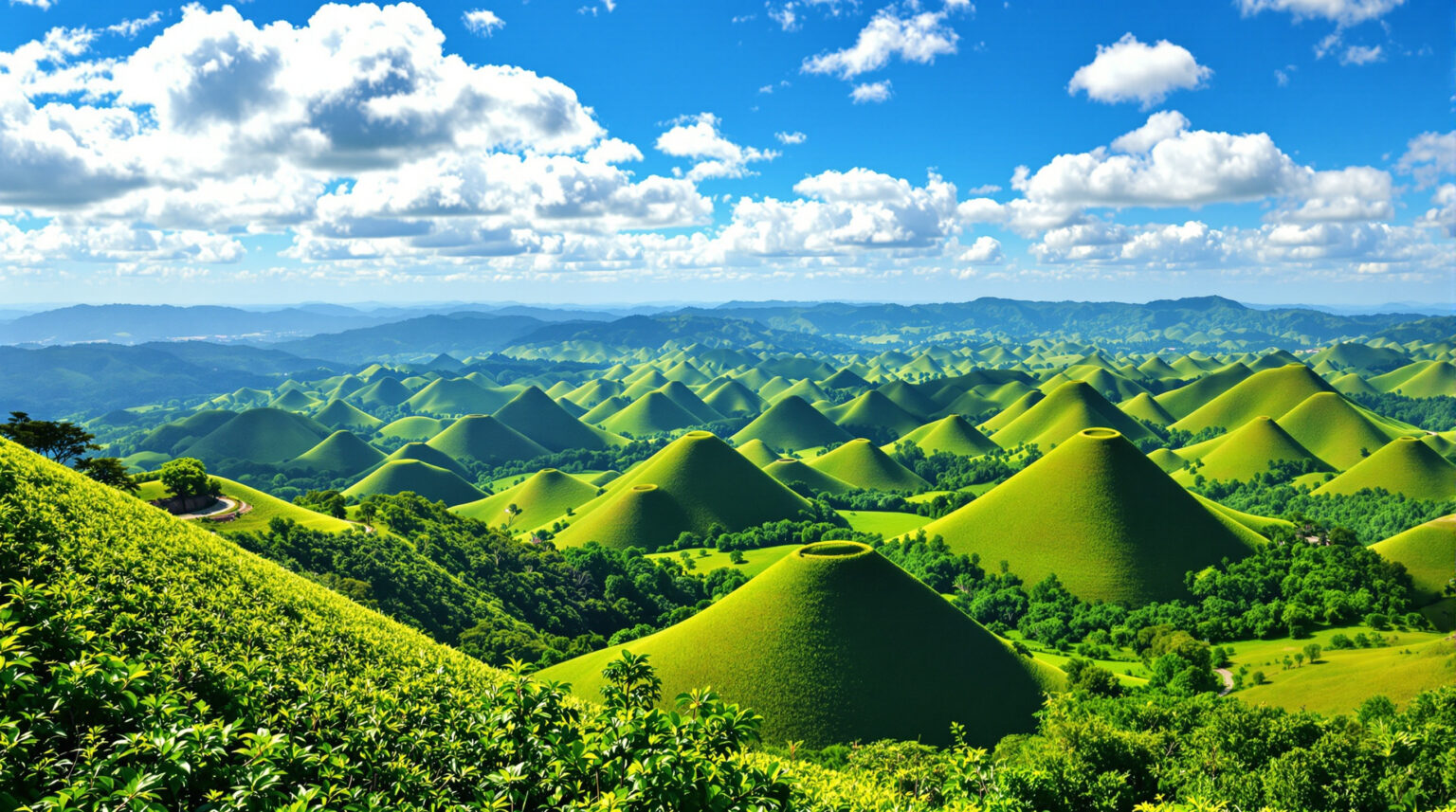 Chocolat Hills : Découvrez ce paysage unique aux Philippines et ses secrets étonnants !